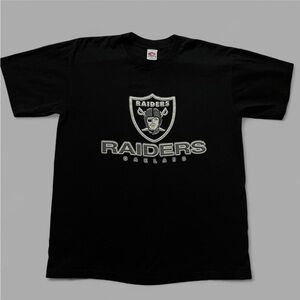 Vintage 90’s Oakland Raiders NFL True Fan Tag T-Shirt. Size XL.